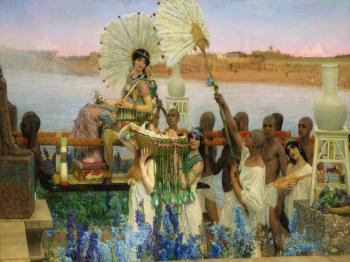 Grande obra-prima: ‘A Descoberta de Moisés’, pintada pelo artista britânico Sir Lawrence Alma-Tadema (1836-1912). (Cortesia da Sotheby’s de Nova Iorque)