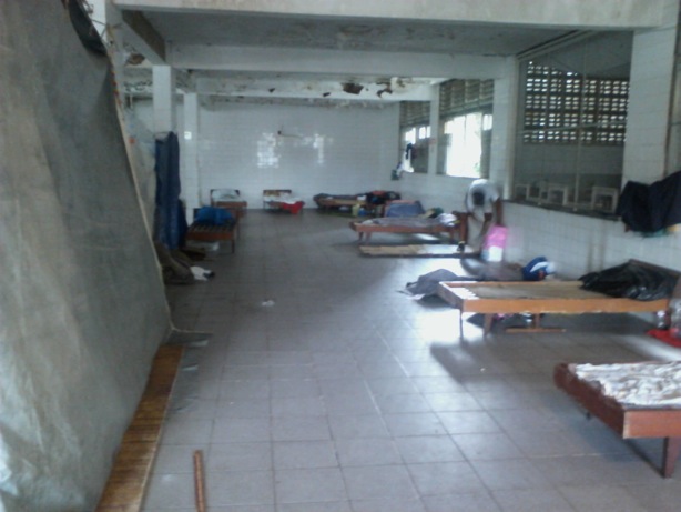 Abrigo na antiga Clínica Ana Nery, em Salvador, Bahia, em junho de 2013 (Miguel Campos / Epoch Times) 