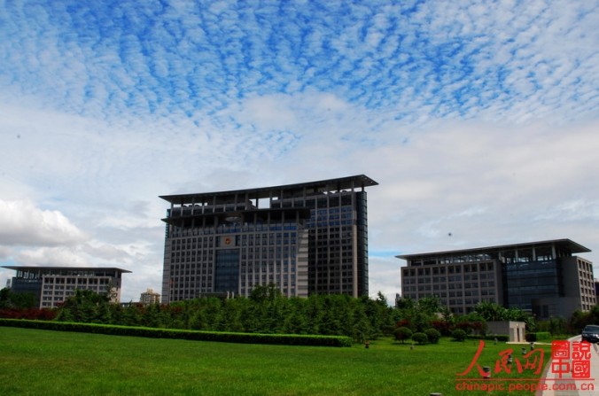 O complexo do governo da cidade de Wenzhou, província de Zhejiang (360doc.com)