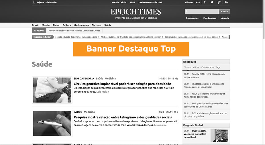 Banner Destaque Top - Seção (Epoch Times)