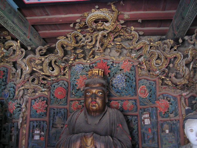 Estátua do Mosteiro Xuan Kong Si (Felix Andrews-Floybix/Wikipédia/CC BY-SA 3.0)