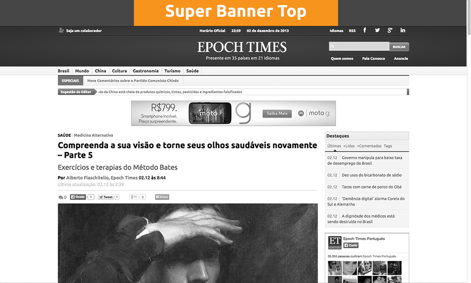 Super Banner Top - Matéria (Epoch Times)