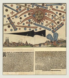A xilogravura de Han Glaser do século 15, retratando uma cena em Nuremberg, Alemanha (Wikimedia Commons)