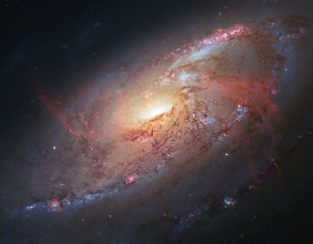 Messier 106, também conhecida como M106, é uma galáxia na constelação Canes Venatici