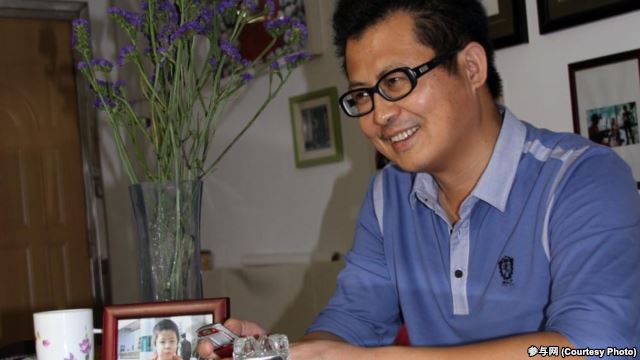 O ativista do direitos humanos Yang Maodong, também conhecido por Guo Feixiong (canyu.org via Radio Free Asia)