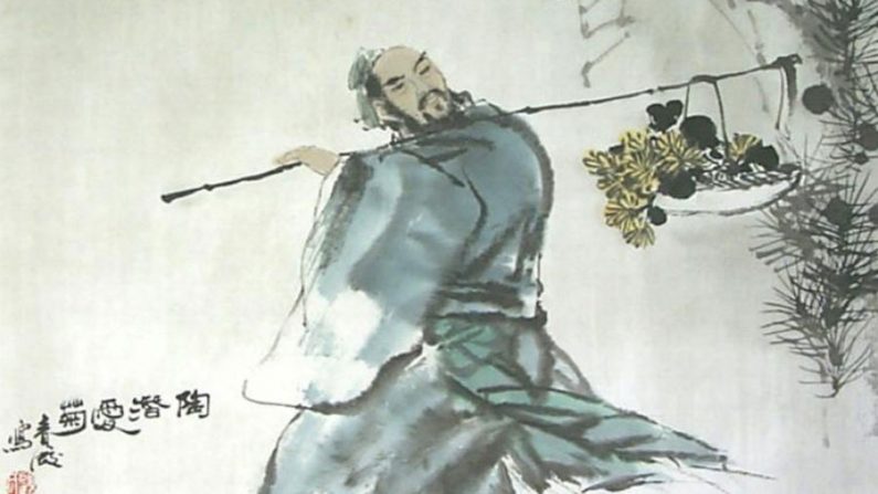     Tao Yuanming vivia contente com seu modo simples de vida e estava satisfeito em viver de acordo com o Tao (Epoch Times)