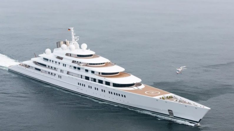 Azzam, o yacht mais caro do mundo (Cortesia/Lürssen)