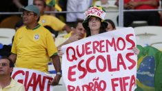 Protestos contra a Copa do Mundo são alvo da imprensa internacional
