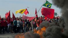 MTST faz protesto em São Paulo e promete ‘junho vermelho’