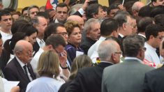 Lula e Dilma são vaiados durante velório de Eduardo Campos