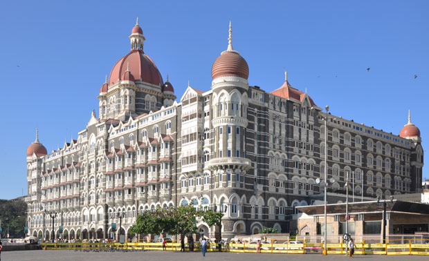 Taj Mahal Palace Hotel, em Mumbai, Índia (Cortesia/Fatma R. Zakaria)