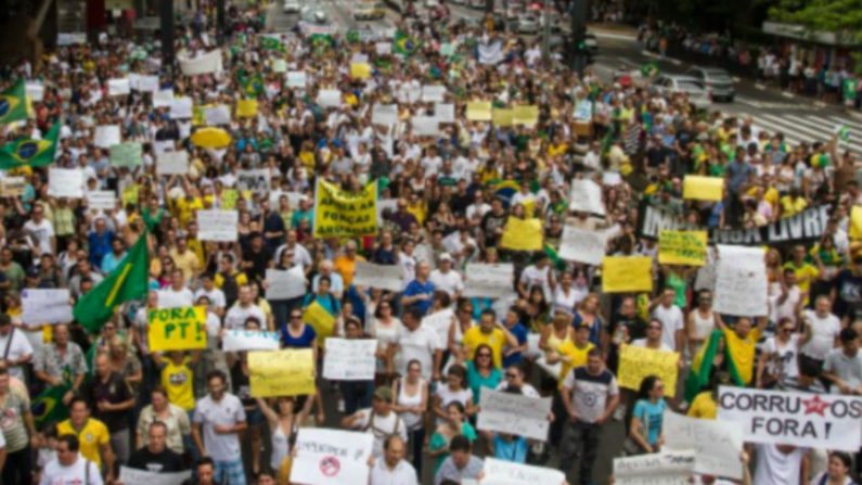 Manifestação em São Paulo em 1º de novembro  (Reprodução)
