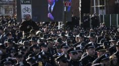 Enterro de policial atrai milhares de pessoas em Nova York