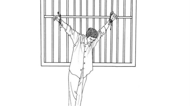 Tortura na China: Pendurado por algemas