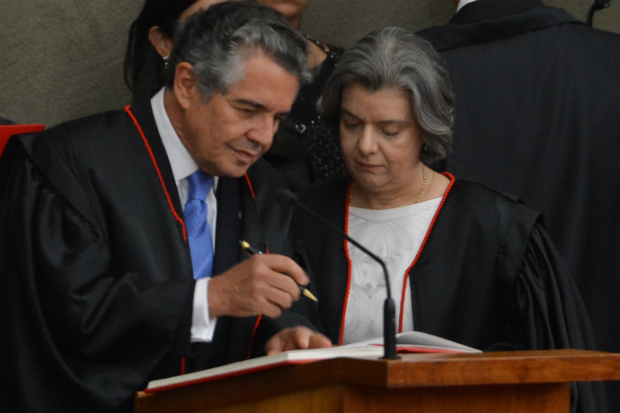 Ministros do STF Marco Aurélio e Cármen Lúcia (Valter Campanato/Agência Brasil)