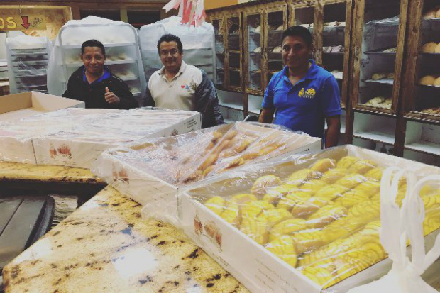 Padeiros latinos preparam milhares de pães para vítimas do furacão Harvey