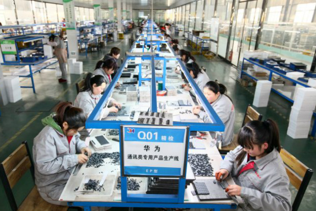 Fornecedores de tecnologia dos EUA obtiveram 51% das peças da China, diz relatório