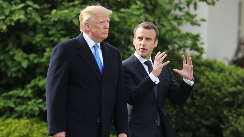 França, Estados Unidos e Emmanuel Macron