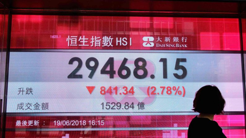 Mercado de ações despenca na China devido a ameaças de tarifas dos EUA