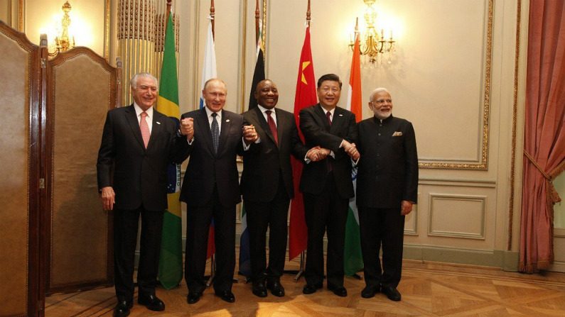 BRICS defendem OMC e Brasil sediará 11ª Cúpula do grupo em 2019