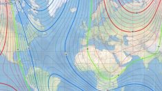 Polo norte magnético da terra está se movendo em direção à Rússia