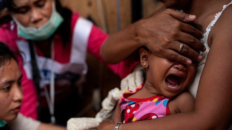 Epidemia de sarampo nas Filipinas causa 381 mortes no 1º trimestre de 2019