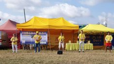 Polônia: estande do Falun Gong é sucesso no maior festival de rock da Europa (Fotos)