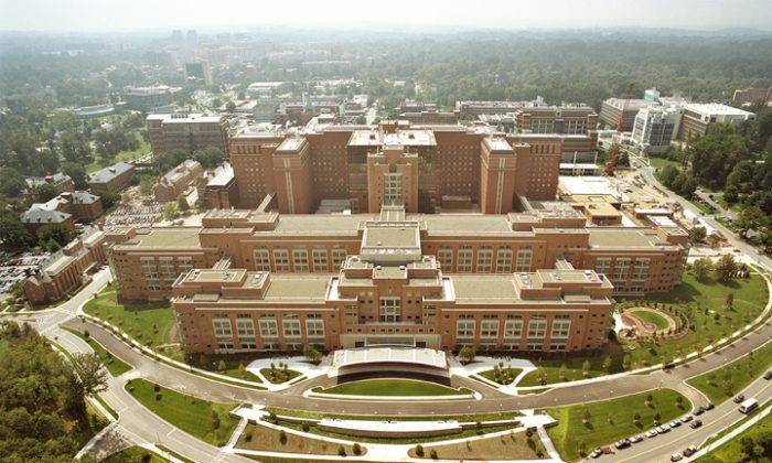 O Centro de Pesquisa Clínica Mark O. Hatfield, no Instituto Nacional de Saúde Bethesda, campus de Maryland (NIH)