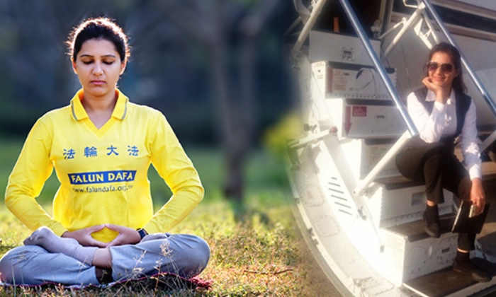 Aeromoça de sucesso da Índia conta como meditação do Falun Dafa curou sua doença misteriosa