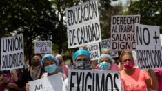 Trabalhadores na Venezuela pedem salários dignos e vacinação contra covid-19