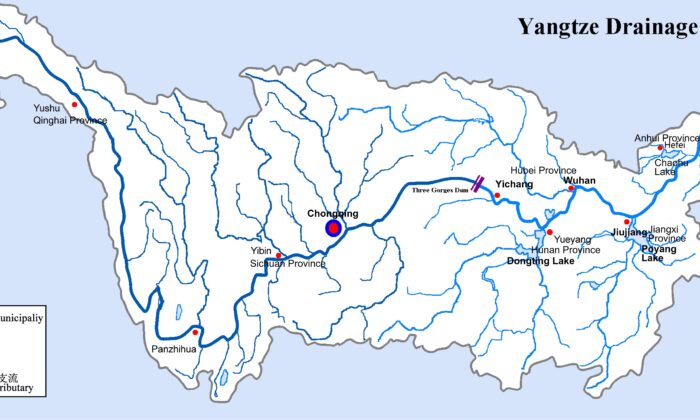 Rio Yangtzé experimenta inundações severas após exceder níveis de alerta em 5 estações