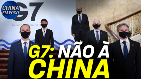Os ministros do G7 estão expressando preocupações sobre violações de direitos humanos na China