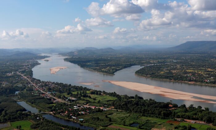 Uma vista do rio Mekong na fronteira com a Tailândia e o Laos é vista do lado tailandês em Nong Khai, Tailândia, em 29 de outubro de 2019 (Soe Zeya Tun / Reuters)

