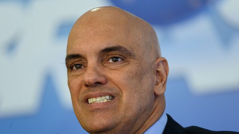 O ministro Alexandre de Moraes, do Supremo Tribunal Federal (ANDRESSA ANHOLETE/AFP via Getty Images)