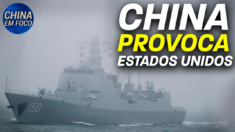 Navios de guerra chineses entram em zona americana