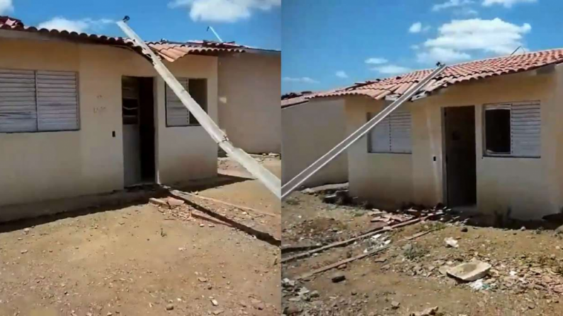 Casas populares que seriam entregues pelo governo federal são vandalizadas em Pernambuco