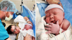 Mãe do Arizona, que sofreu 19 abortos espontâneos, dá à luz a menino de 6.4 kg
