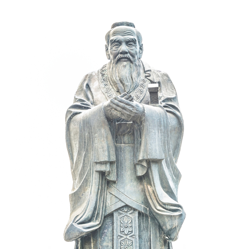 Confúcio, antigo filósofo chinês, educador e fundador do confucionismo (aphotostory/Shutterstock)