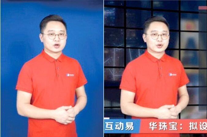 China exibe apresentador de IA, quase indistinguível de um humano real