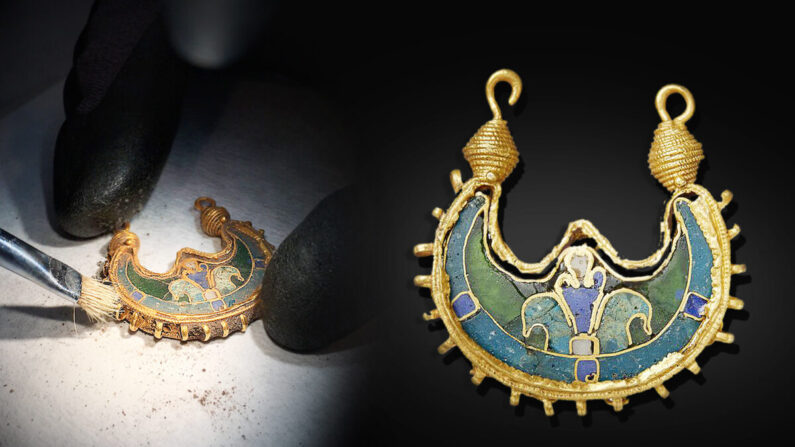 Brinco de ouro do século XI aparentemente presenteado pelo imperador bizantino aos vikings é encontrado