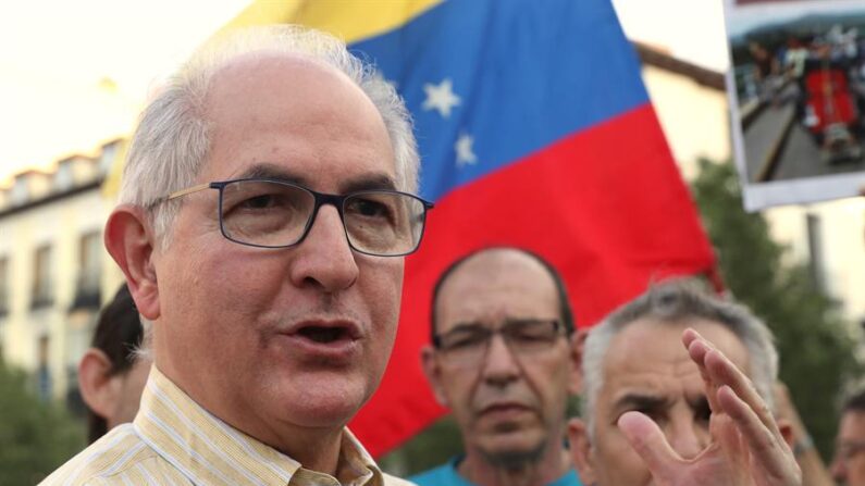 O ex-prefeito de Caracas (Venezuela) Antonio Ledezma em uma foto de arquivo (EFE/ JJ Guillén)
