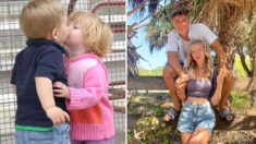 ‘Uma coincidência realmente grande’: crianças que compartilharam o primeiro beijo se reencontram anos depois e agora estão juntas