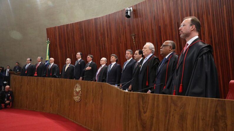 Cerimônia de posse do ministro Alexandre de Moraes como presidente do TSE - 16/08/2022 (©Antônio Augusto/Secom/TSE)