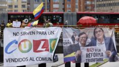 Colombianos protestam pela primeira vez contra o governo de Petro
