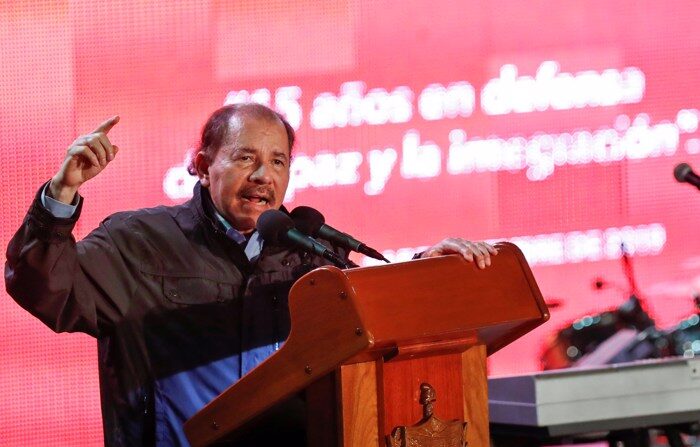 O ditador da Nicarágua, Daniel Ortega, em foto de arquivo (EFE/Yander Zamora)