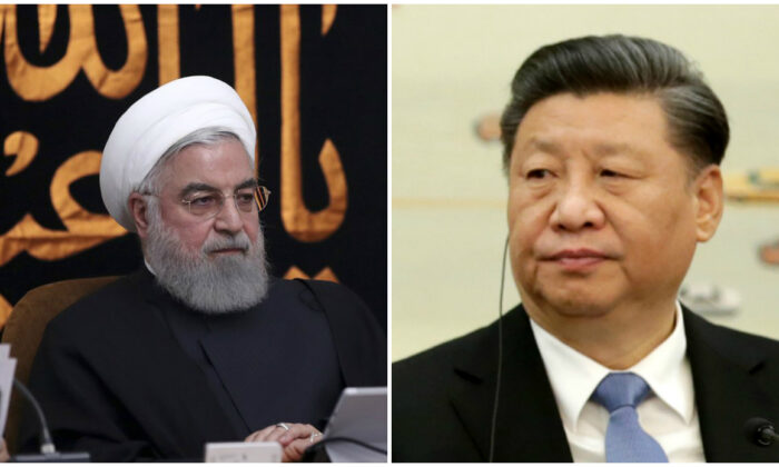 (E) O líder iraniano Hassan Rouhani lidera uma reunião de gabinete em Teerã, Irã, em 11 de setembro de 2019. (Escritório da Presidência iraniana via AP). (D) O líder do Partido Comunista Chinês, Xi Jinping, participa de uma reunião com delegados do Fórum da Nova Economia de 2019 no Grande Salão do Povo em Pequim, China, em 22 de novembro de 2019. (Jason Lee-Pool/Getty Images)