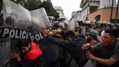 Incidentes entre manifestantes e policiais no  marcam protesto contra Congresso