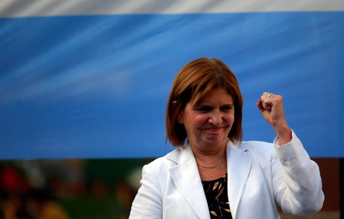 Imagem de arquivo da política argentina Patricia Bullrich (EFE/ Demian Alday Estévez)