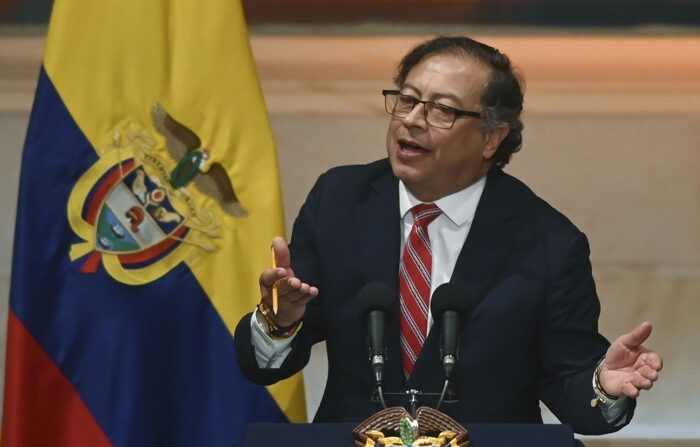 Presidente colombiano Gustavo Petro. (EFE/Natália Pedraza)
