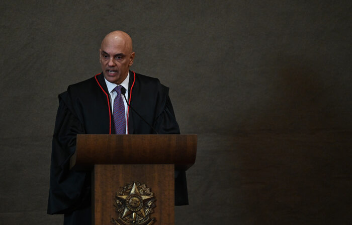 O ministro do Tribunal Superior Eleitoral, Alexandre de Moraes, em uma fotografia de arquivo (EFE/André Borges)